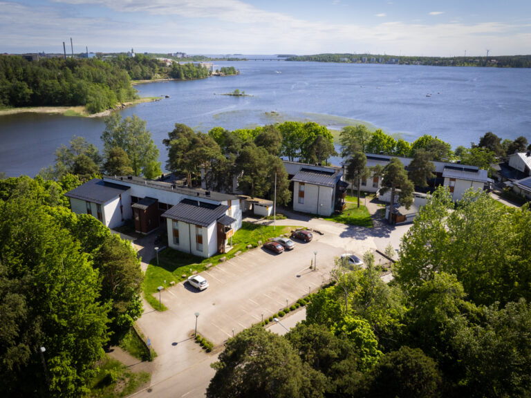 Ilmakuva Kotopaksen Keisarinrannasta